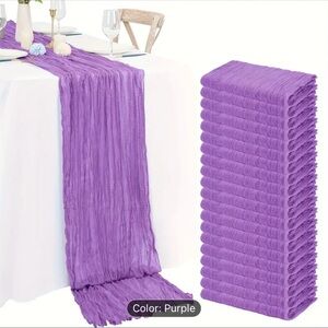 Purple Table Runner Set